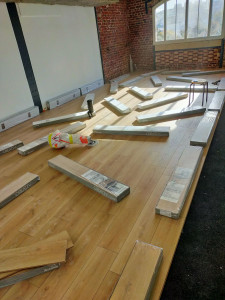 Photo de galerie - Pose de parquet - Revêtement de sol