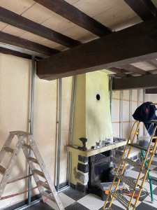 Photo de galerie - Travaux intérieurs pose de placo avant 