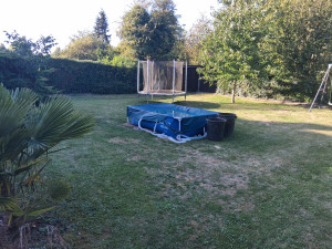 Photo de galerie - Tonte pelouse chez un client  