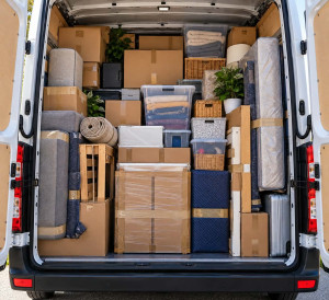 Photo de galerie - Chargement camion couverture protection
