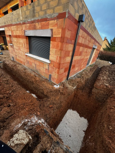 Photo de galerie - Terrassement pour pose de cuve de récupération d’eau de pluie