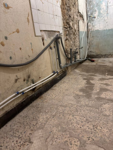 Photo de galerie - Rénovation de la plomberie dans une salle de bain en multicouche, plus évacuation