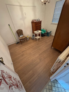 Photo de galerie - Pose de parquet et plinthes 