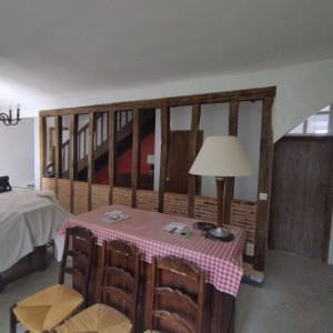 Photo de galerie - Sablage, décapage, traitement et protections des murs en pan  de bois