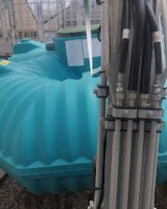 Photo de galerie - Terrassement pose cuve récupération d'eau pluviale 