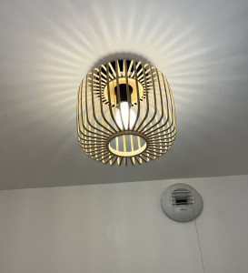 Photo de galerie - Branchement et fixation luminaire. 