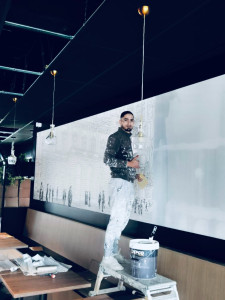 Photo de galerie - Papiers peints en raccord bien posé 