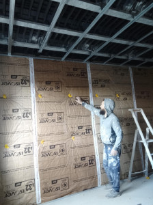 Photo de galerie - Faire du placo avec la bonne isolation 