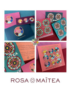 Photo de galerie - Création de cartes (invitations diverses, cartes de visite) pour Rosa Maïta, marque de 