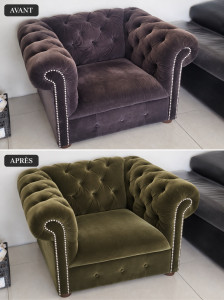 Photo de galerie - Revêtement de fauteuil 