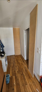 Photo de galerie - Création d’un dressing (avant).