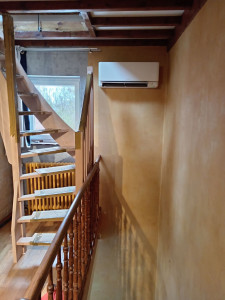 Photo de galerie - Installation pompe à chaleur air/air réversible chez particulier 