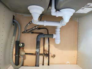 Photo de galerie - Modification évacuation 