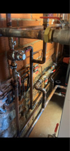 Photo de galerie - Raccordement chaufferie Cuivre 