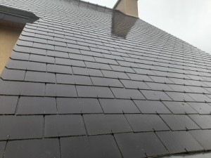 Photo de galerie - Traitement Anti-mousse toiture 