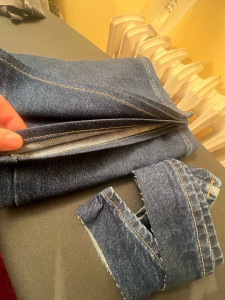 Photo de galerie - Ourlet jeans 