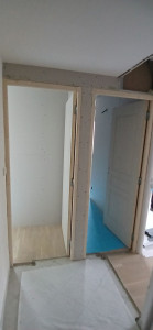 Photo de galerie - Pose de portes et placo