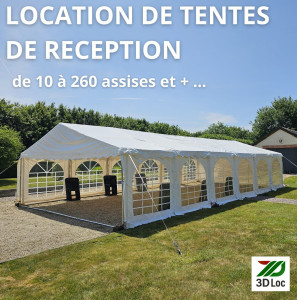 Photo de galerie - Tente de réception / Barnum / Chapiteau (Evènementiel)