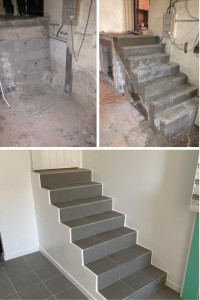 Photo de galerie - Création escalier en béton armé, Service clé en main