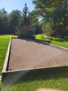 Photo de galerie - Réalisation d un terrain de boule