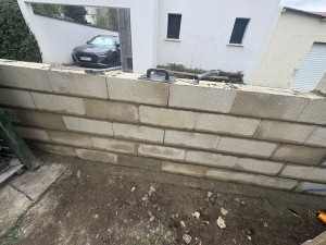 Photo de galerie - Construction mur