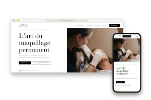 Photo de galerie - Création site internet pour une esthéticienne 