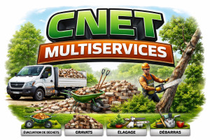 Photo de galerie - Professionnel Multiservices, spécialisé en évacuation de déchets et gravats, élagage et travaux extérieurs. Devis rapide, intervention efficace et travail propre. 