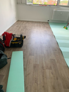 Photo de galerie - Pose de parquet - Revêtement de sol