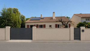 Photo de galerie - La réalisation d'une façade maison 