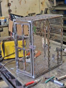 Photo de galerie - Réalisation d'une cage métallique 