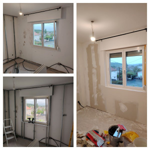 Photo de galerie - Contre cloisson avec isolation thermique 101 mm.