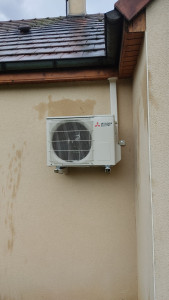 Photo de galerie - Installation Monosplit Mitsubishi 1.5kw froid 2kw chaud.