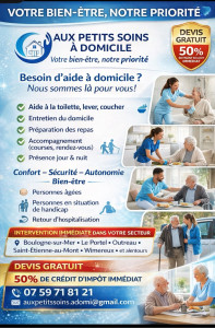 Photo de galerie - Besoin d’aide à domicile ? On s’occupe de tout, dès aujourd’hui.