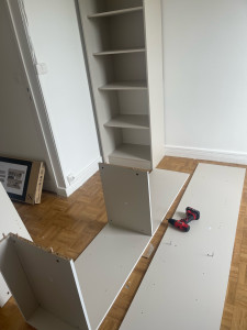 Photo de galerie - Montage le dressing en haut .