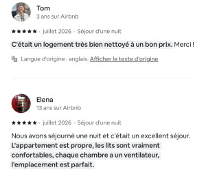 Photo de galerie - Avis client 