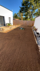 Photo de galerie - Création de pelouse