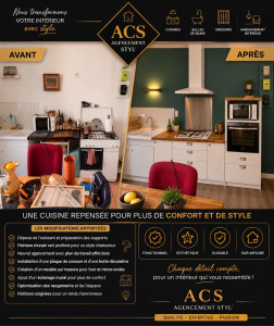 Photo de galerie - L’objectif de ce projet était de moderniser une cuisine ancienne tout en conservant une partie des équipements existants afin d’offrir un excellent rapport qualité/prix.