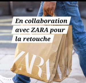 Photo de galerie - Je suis la retoucheuse pour les magasins ZARA 
