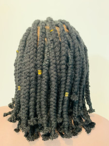 Photo de galerie - Tresses avec extensions (laine)