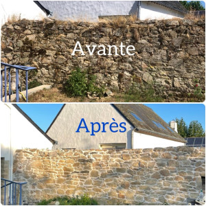 Photo de galerie - Restauration du mur