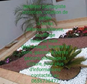 Photo de galerie - Création des massifs 