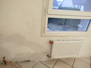 Photo de galerie - Posé radiateur 