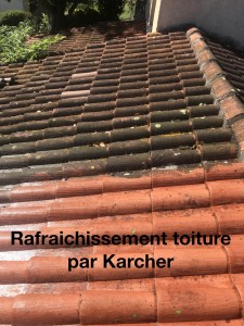 Photo de galerie - Propose de rafraîchir votre toiture par l'intermédiaire d'un Karcher haute pression