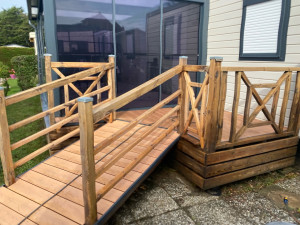 Photo de galerie - Rampe bois