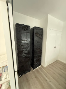 Photo de galerie - Emballage + transport colonne dressing pax (IKEA) 