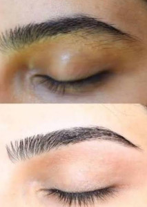 Photo de galerie - épilation sourcils 