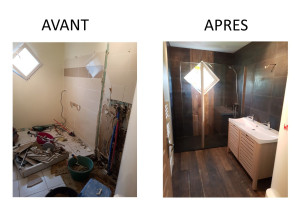 Photo de galerie - Rénovation douche