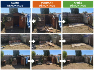 Photo de galerie - Démontage et évacuation d'un cabanon