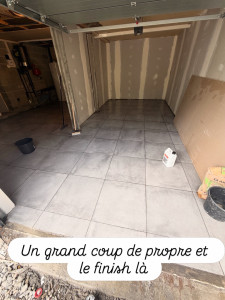 Photo de galerie - Pose de carrelage joint de carrelage Netoyage