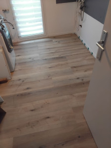 Photo de galerie - Posse de parquet avec toutes les finition surtout beaucoup de découpe que le travail soit bien fait que le client soit content 